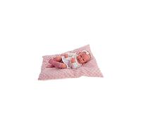Muñecas Antonio Juan - Nouveau-né Lea avec Chaussette ajourée et Coussin