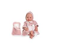 MuÑecas Antonio Juan Poupée Bébé Nouveau-né Mia Fait Pipi Avec Bonnet De Bain 42 Cm