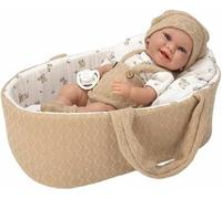 MuÑecas Arias Elegance Babyto Avec Sac De Transport Et Sac Corps En Vinyle Sexe Garçon Poupée Bébé 33 Cm One Size