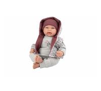 MuÑecas Arias Élégance Mies Grenat Avec Mécanisme Essaye-moi Pleurs Poupée Bébé 45 Cm