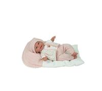 Muñecas Arias - Poupée Elegance 35 cm Babyto rose avec coussin (Poupée lestée) - Pour enfants à partir de 3 ans