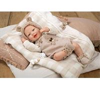 Muñecas Arias Poupée Reborn Ruben 45 cm avec coussin beige