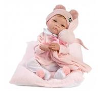 MuÑecas Guca Alba Baby Reborn 46 Cm-avec Cheveux Naturels 38 Cm