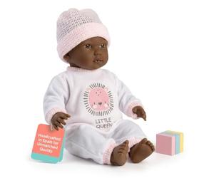 Muñecas Llorens Poupée Lorona Cuquita 30 cm avec Corps en Tissu et tétine