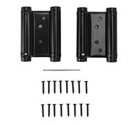 MUNEFE 1 Paire de charnières de Porte à Double Action en Acier Inoxydable, charnières à Ressort à Fermeture Automatique pour armoires, Portes de penderie, Portes d'armoires, etc.