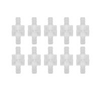 MUNEFE 10 Pcs 1 Way One Way Check Valve, Spring Check Valve, Hose Check Valve for Ensuring Fluid Control in A Variety of Applications (8mm Translucent)