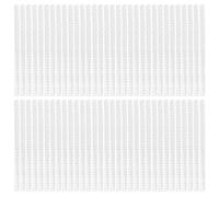 MUNEFE 100 PCS Bobine de Reliure en Spirale, Feuille de Bobine de Reliure, Dos de Feuille de Bobine pour Relier des Fichiers d'ingénierie, des Rapports d'Affaires, des Documents (Silver)