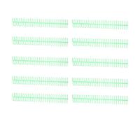 MUNEFE 10Pcs Spiral Binding Coil, Binding Spiral Sheet Coil, Capacity Spine Comb, Suitable for Offices, Classrooms, Libraries and Other Scenes (Green)