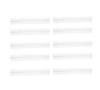 MUNEFE 10Pcs Spiral Binding Coil, Binding Spiral Sheet Coil, Capacity Spine Comb, Suitable for Offices, Classrooms, Libraries and Other Scenes (Transparent)