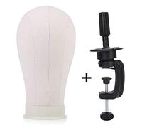 MUNEFE 3 Sizes Mannequin Head for Wigs, Foam Heads for Wigs, Display Head Wig for Displaying Wigs Or Other Headwear Accessories (21 inch)