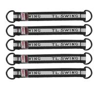 MUNEFE 5 pièces 24 cm Ceinture de Connexion balançoire, Sangle de balançoire en Polyester Robuste, Ceinture de Connexion balançoires extérieures pour Une Utilisation intérieure et