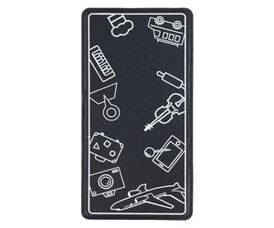 MUNEFE Airplane Phone Holder, Flexs Flap Cell Phone Holder, Travel Phone Holder for Taking Photos, Recording Videos, Watching Movies, Etc (Black)
