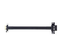MUNEFE Câble d'extension PCIE 3.0, rallonge PCI Express Haute Vitesse à 180 degrés, câble Adaptateur PCIe pour Cartes Graphiques, Cartes Son