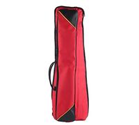 MUNEFE Case de Trombone ténor, Sac de Concert de Trombone, Sac de Trombone en Tissu Oxford pour participer à des Performances et Stocker des Instruments de Musique (Red)