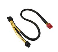 MUNEFE Cble d'alimentation, Connecteur De Cble D'adaptateur d'alimentation PCI Express en Plastique, Cble d'alimentation Séparateur à Manchon De Carte Graphique pour la Série NP