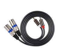 MUNEFE Cble De Connexion, Cbles De Voiture, Cble Stéréo pour Assurer Une Transmission Stable du Signal pour des Performances Sonores De Bonne qualité