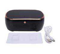 MUNEFE Distributeur de Mousse sans Contacts à Montage Mural, Distributeur de Savon à Induction Automatique, Mousse sans Contacts avec réglage à 3 Vitesses pour Salle de Bain et (Noire)