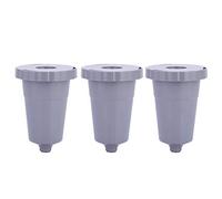 MUNEFE Ensemble de filtres à café réutilisables, filtres à café rechargeables à une seule tasse, panier de tasse filtrante à café en acier inoxydable pour brasseur domestique (Ensemble 3 pièces)