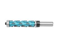 MUNEFE Flush Trim Spiral Router Bit, Flush Trim Router Bit, Double Bearing Template Pattern Bit for Various Woodworking Applications