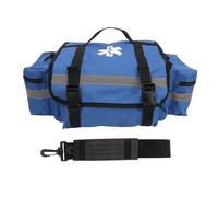 MUNEFE Grand Sac d'urgence, Sac de Premiers Secours, Sac médical Vide de Premiers Secours en traumatologie, Sac d'équipement avec bandoulière pour Fournitures d'urgence Bleu