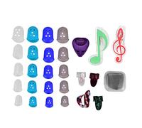 MUNEFE Guitar Finger Pick, Acoustic Guitar Picks, Electric Guitar Picks, Suitable for Beginners Of Guitar Or Especially Creary
