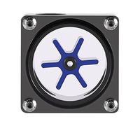 MUNEFE Indicateur De Débitmètre, Débitmètre à 6 Turbines, Débitmètre De Refroidissement par Eau en Acrylique pour Système De Refroidissement par Eau D'ordinateur Filetage G1/4
