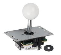 MUNEFE Joystick d'arcades, manette de jeu d'arcades, joystick de jeu classique, remplacement du bâton de combats de jeu d'arcades pour jeu d'arcades (Blanche)