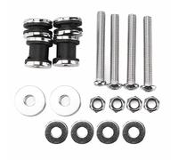 MUNEFE Kit de quincaillerie d'amarrage Motorcycles, Kit d'amarrage de Saddlebags, Motorcycles Bar Sissy Bar pour Offrir Un Confort et Un Support supplémentaires pour la Conduite