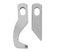 MUNEFE Lames supérieures et inférieures de machine à coudre, couteau de surjet de machine à coudre en métal, ensemble de lames de machine de surjeteuse pour diverses machines à