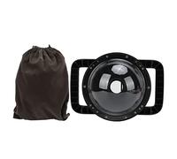 MUNEFE Lens Dome Port, Diving Dome Port, Dual Handles Dome Port for Capturing Stunning Underwater Photos and Videos