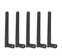 MUNEFE Omnidirectional Antenna, 5Pcs Antenna, 2.4G Folding SMA Male Head Set Kit for Wireless Monitoring, WiFi, Bluetooth Module