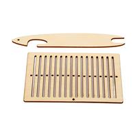 MUNEFE Peigne pour métier à Aiguilles, Ensemble de métier à Main en Bois, Kits de Tissage Multiples pour l'artisanat du Tricot, Sac de Bracelet, Ceinture DIY