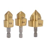 MUNEFE PPR foret de levage, extension de tuyau d'eau à tige hexagonale, perforateur de forage ouvreur de trou pour ouverture de trou et tâches en expansion (3pcs)