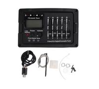 MUNEFE Préampli EQ pour guitare, égaliseur 5 bandes, préampli pour guitare acoustique pour performances sur scène et en studio