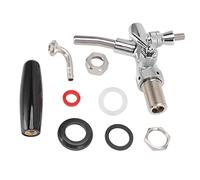 MUNEFE Robinet de bière pression, robinet distributeur de bière pression en acier inoxydable 304, robinet réglable de bière pression, outil de contrôle du débit de bière pour bar