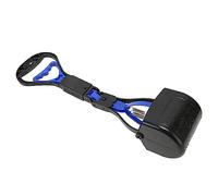 MUNEFE Scooper Pet Pooper, Scooper de Merde de Chien Portable Pliant à poignée Haute résistance pour extérieur (Blue)
