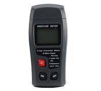 MUNEFE Testeur d'humidité du Bois LCD, humidimètre Portable, testeur de teneur en humidité Lectures Précises du Bois Et des Arbres à Caoutchouc (sans Batterie)