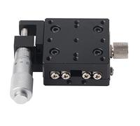 MUNEFE X platine linéaire, platines linéaires micrométriques X, table coulissante à platine linéaire à déplacement manuel réglable pour machines de production