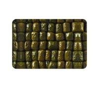 Mung Bean Paste Tapis de bienvenue imprimé 40,6 x 61 cm Convient pour salle de bain, salon, balcon, porte d'entrée