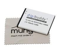 Mungoo Batterie de rechange pour Samsung Xcover (S5690), Galaxy W (i8150), Wave 3 (S8600) (remplace la batterie d'origine EB484659VU) OTB avec chiffon de nettoyage d'écran Mungoo