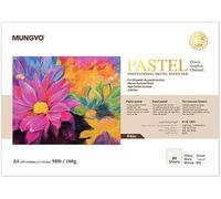 Mungyo Bloc de papier pastel professionnel Format A4 30 feuilles (blanc), planche à dessin, papier d'artiste, art et artisanat, loisirs créatifs