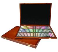 Mungyo Gallery Lot de 72 boîtes en bois pastel doux - Couleurs assorties