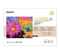 Mungyo Bloc papier pastel professionnel A4 pour pastel à l'huile 30 feuilles Blanc