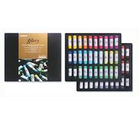 Mungyo MPHM-60L - Gallery Artists' Handmade Soft Pastels Landscape Shades, lot de 60 pastels roulés à la main de qualité artistique, consistance douce
