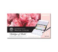Mungyo Professional - Coffret coloriage pour peinture à l’eau - 12 couleurs pastel solides