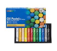 Mungyo Set de 12 pastels à huile MOP12 — couleurs assorties 11 x 70 mm