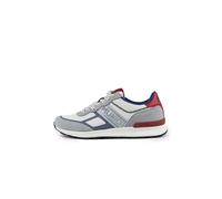 MUNICH Baskets basses 'Corsa' gris / rouge / blanc cassé, Taille 45