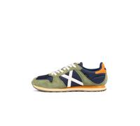 MUNICH Baskets basses 'Massana' marine / pomme / mandarine / blanc, Taille 40