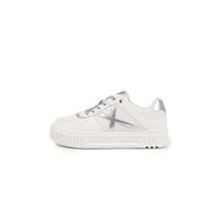 MUNICH Baskets basses 'Mina' argent / blanc, Taille 37