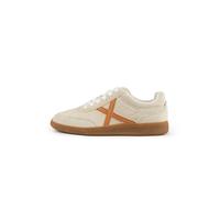 MUNICH Baskets basses 'RUMBA' orange / blanc cassé, Taille 36